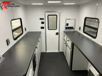 New Intech 7 X 12 Aluminum Fiber Optic Splicing Trailer