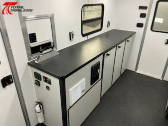 New Intech 7 X 12 Aluminum Fiber Optic Splicing Trailer