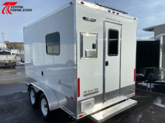 New Intech 7 X 12 Aluminum Fiber Optic Splicing Trailer