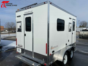 New Intech 7 X 12 Aluminum Fiber Optic Splicing Trailer