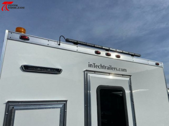 New Intech 7 X 12 Aluminum Fiber Optic Splicing Trailer