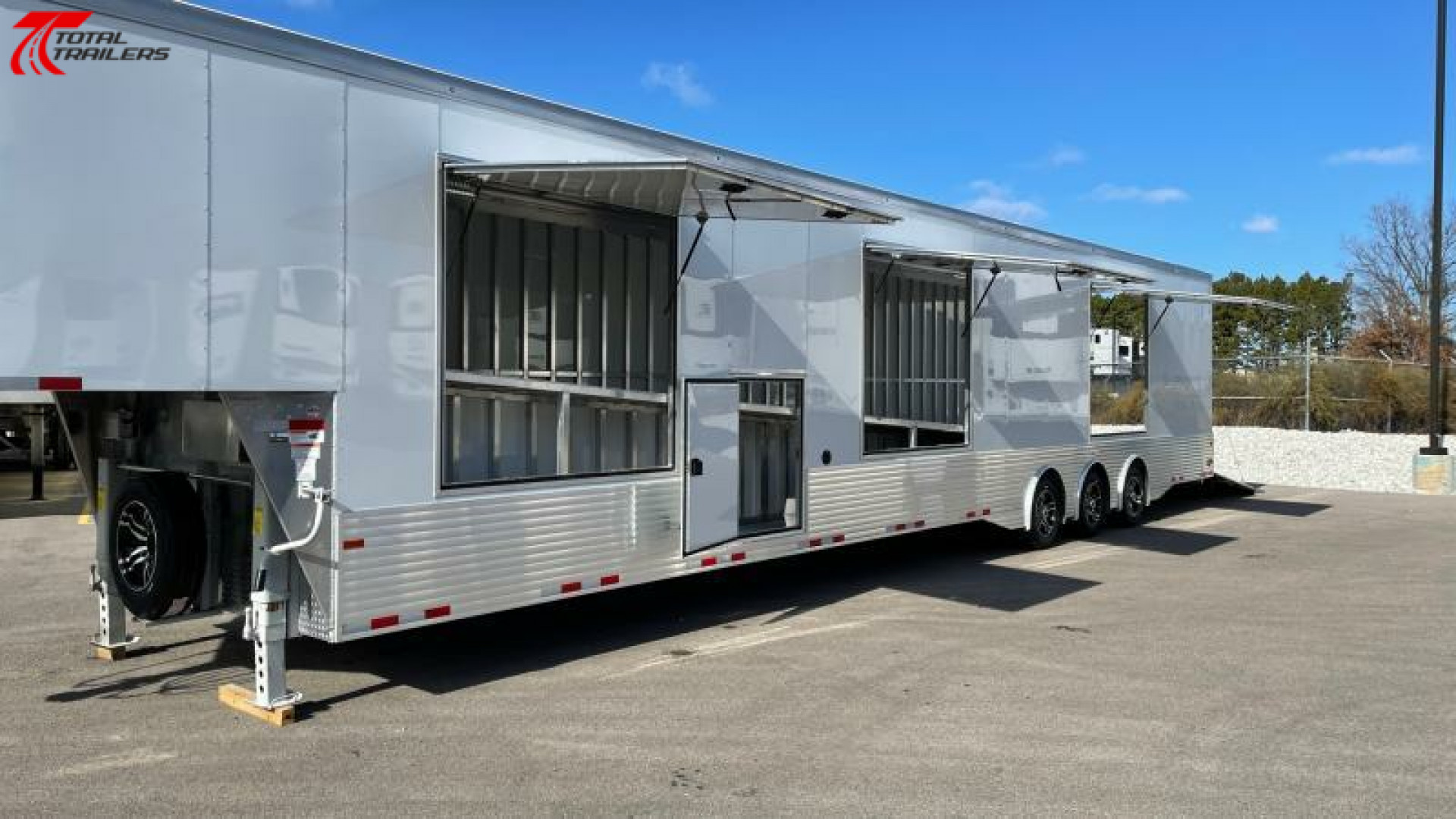 New Sundowner Trailers 3 Car Wedge 8.5 x 52 (25,900lb) GVWR 9'Tall, EOH Brakes, Aluminum Car Hauler