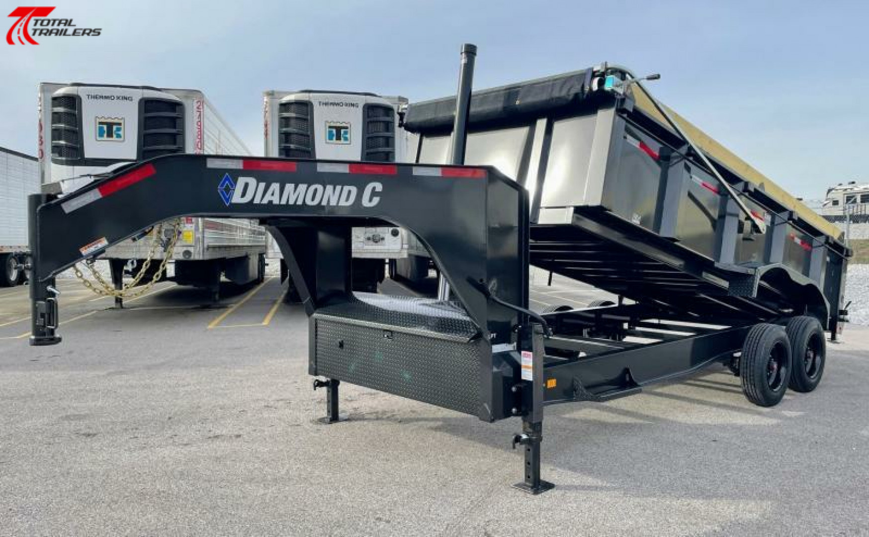 New Diamond C Trailers LPT 208 (18,000lb) GVWR GOOSENECK DUMP TRAILER