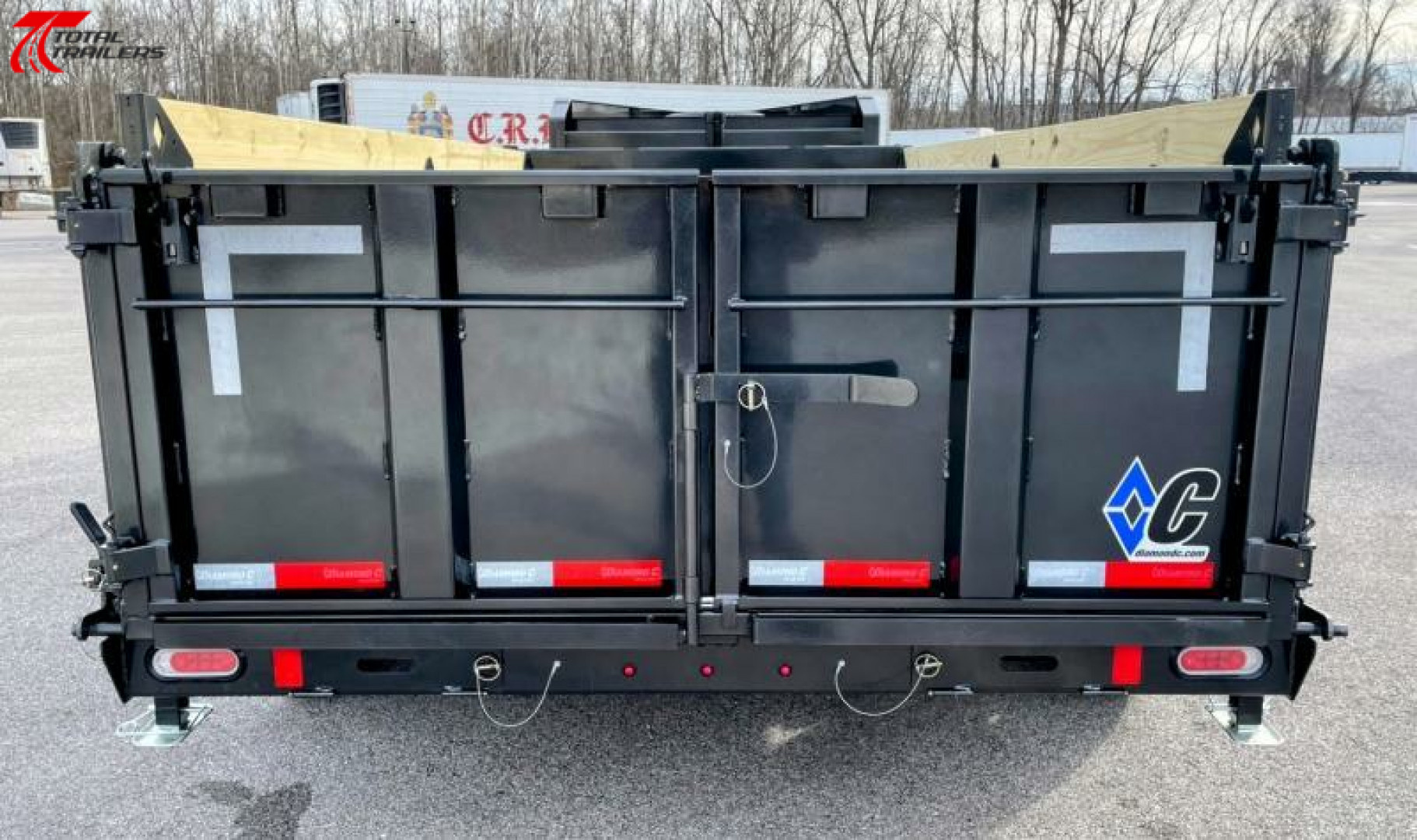 New Diamond C Trailers LPT 208 (18,000lb) GVWR GOOSENECK DUMP TRAILER