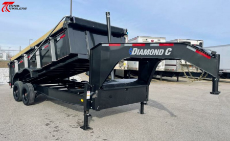 New Diamond C Trailers LPT 208 (18,000lb) GVWR GOOSENECK DUMP TRAILER