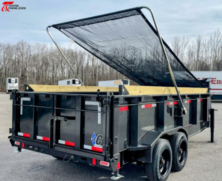 New Diamond C Trailers LPT 208 (18,000lb) GVWR GOOSENECK DUMP TRAILER