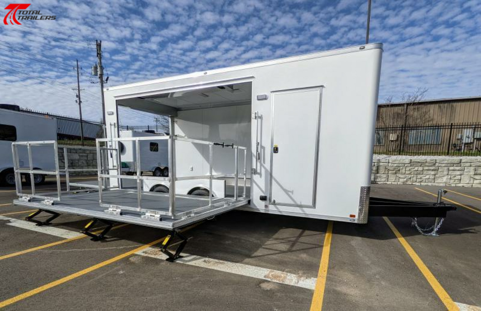 New 20' Mobile Marketing Base Stage Trailer