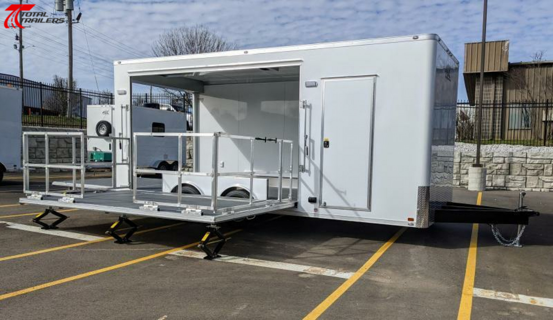New 20' Mobile Marketing Base Stage Trailer