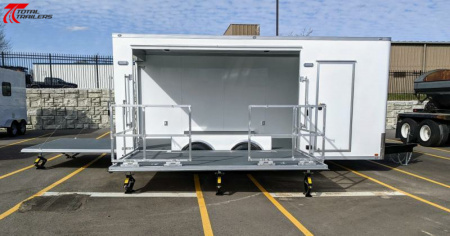 New 20' Mobile Marketing Base Stage Trailer