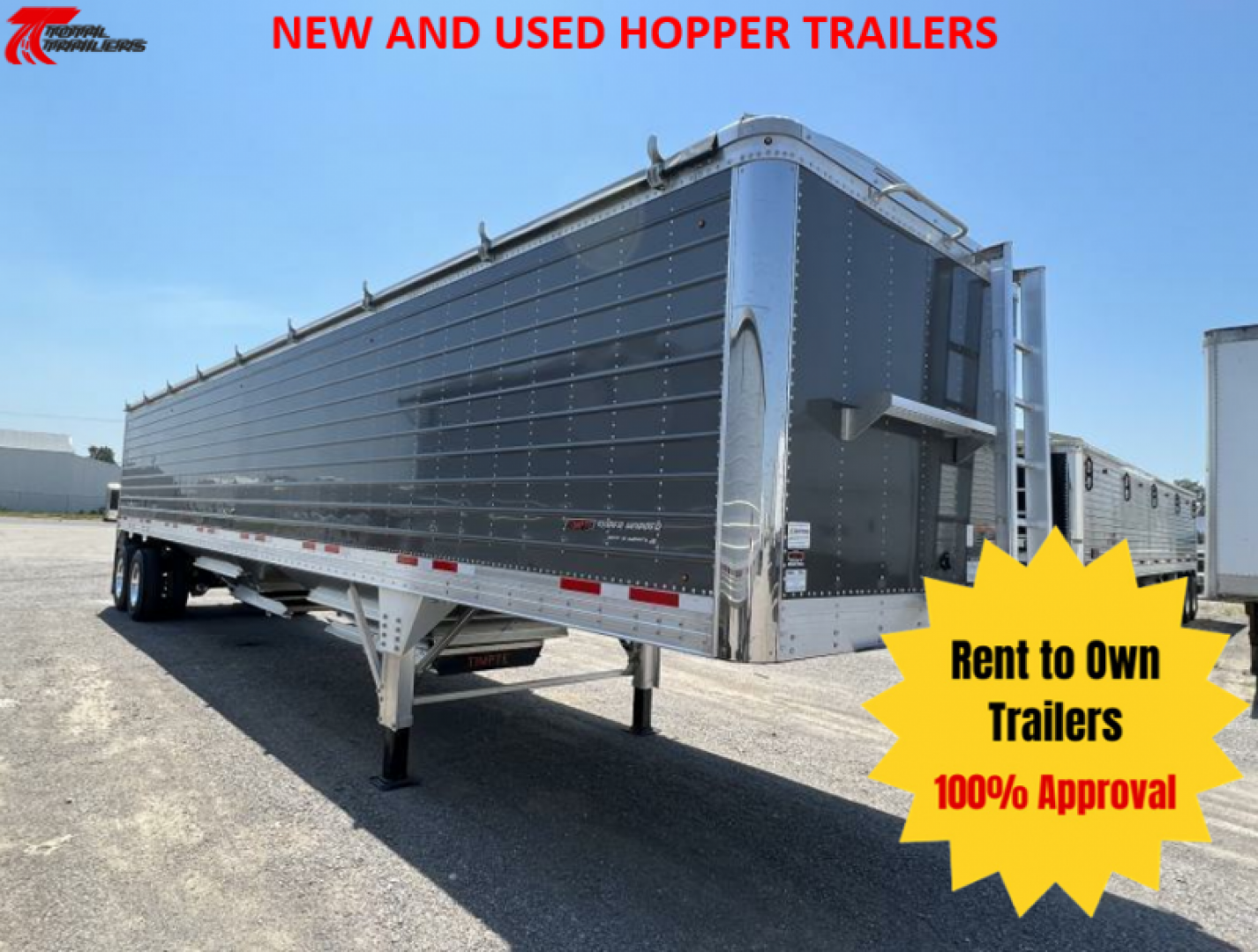 New $64,900 - $1650/Month Timpte Semi Hopper 42' x 96" x 78" - Sale, Rent or Rent to Own