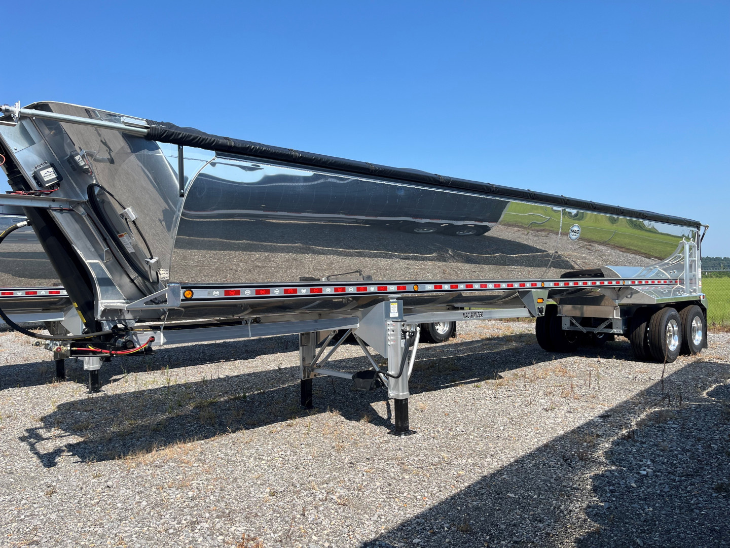 New MAC 40' Half Round Dump Semi Trailer for Sale