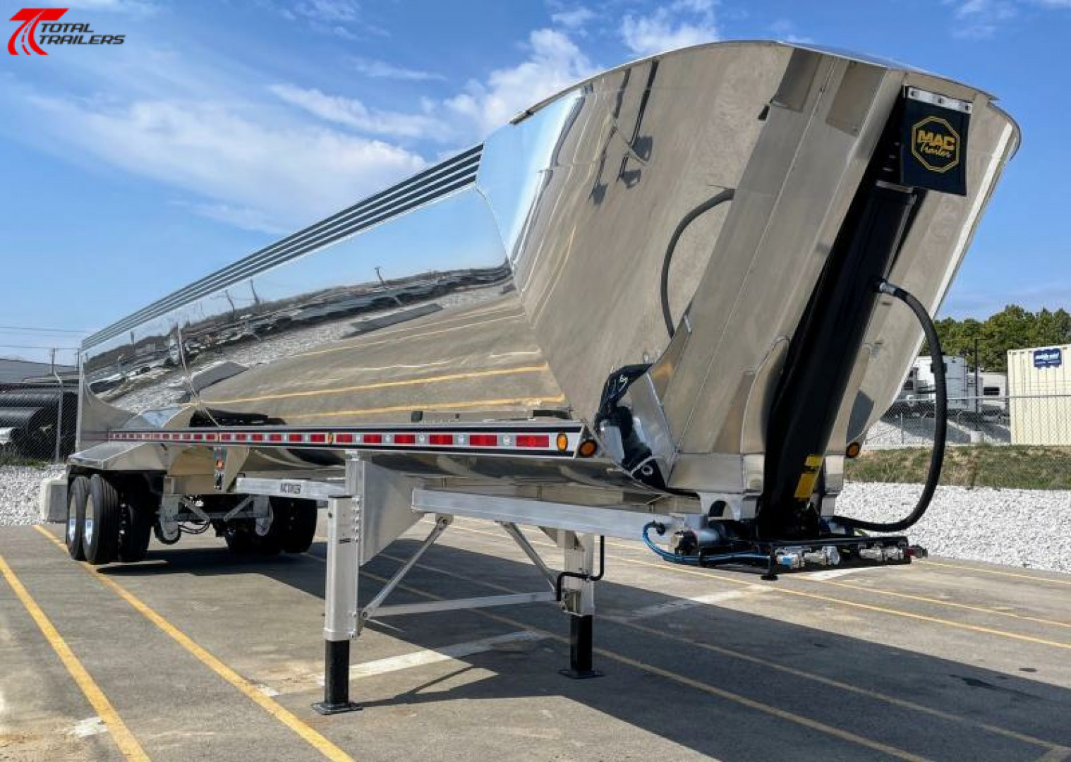 New MAC 40' Half Round Dump Semi Trailer for Sale