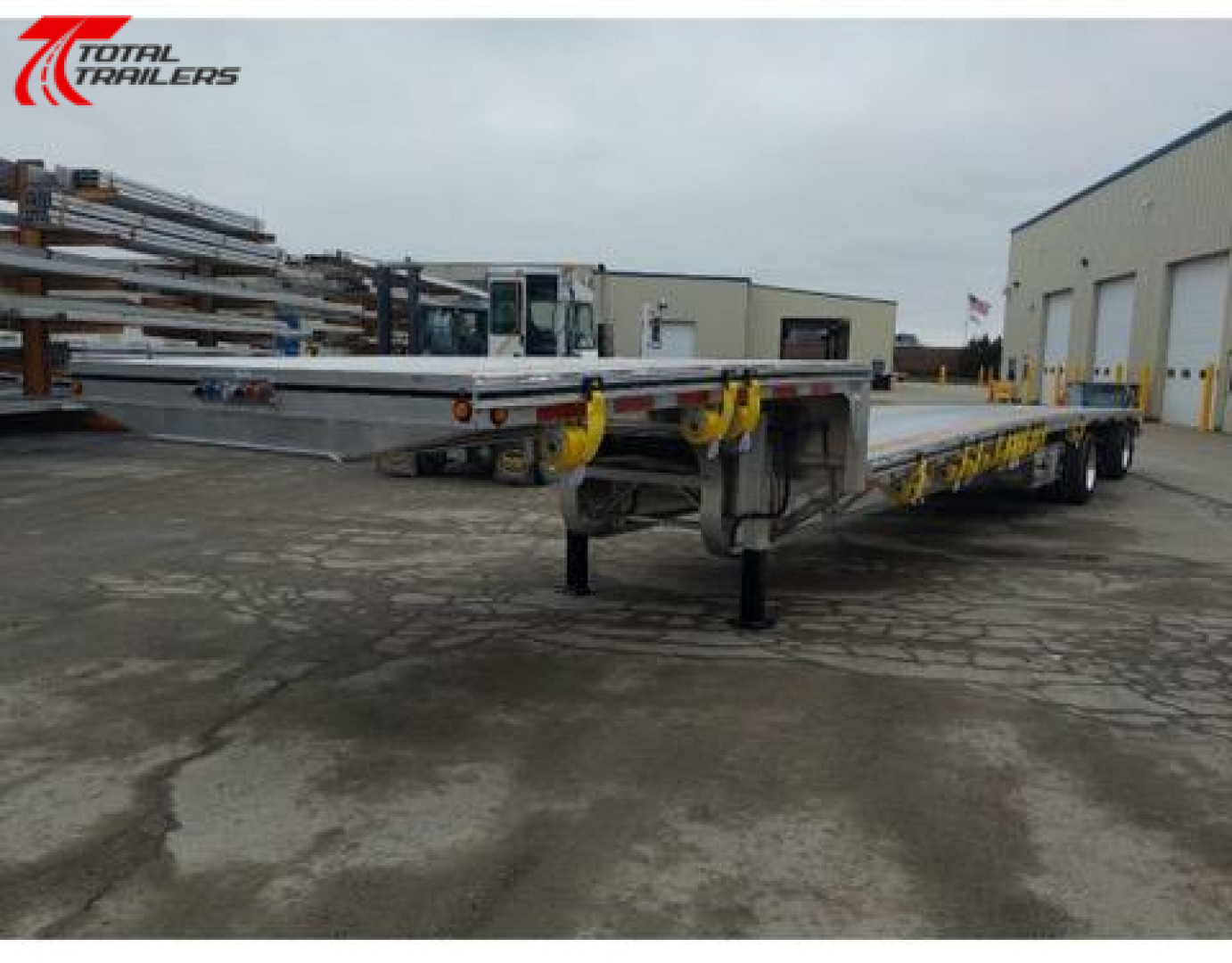 New 2025 MAC Trailer 53' Aluminum Drop Deck Semi - Sale or Rent to Own $1650/Month