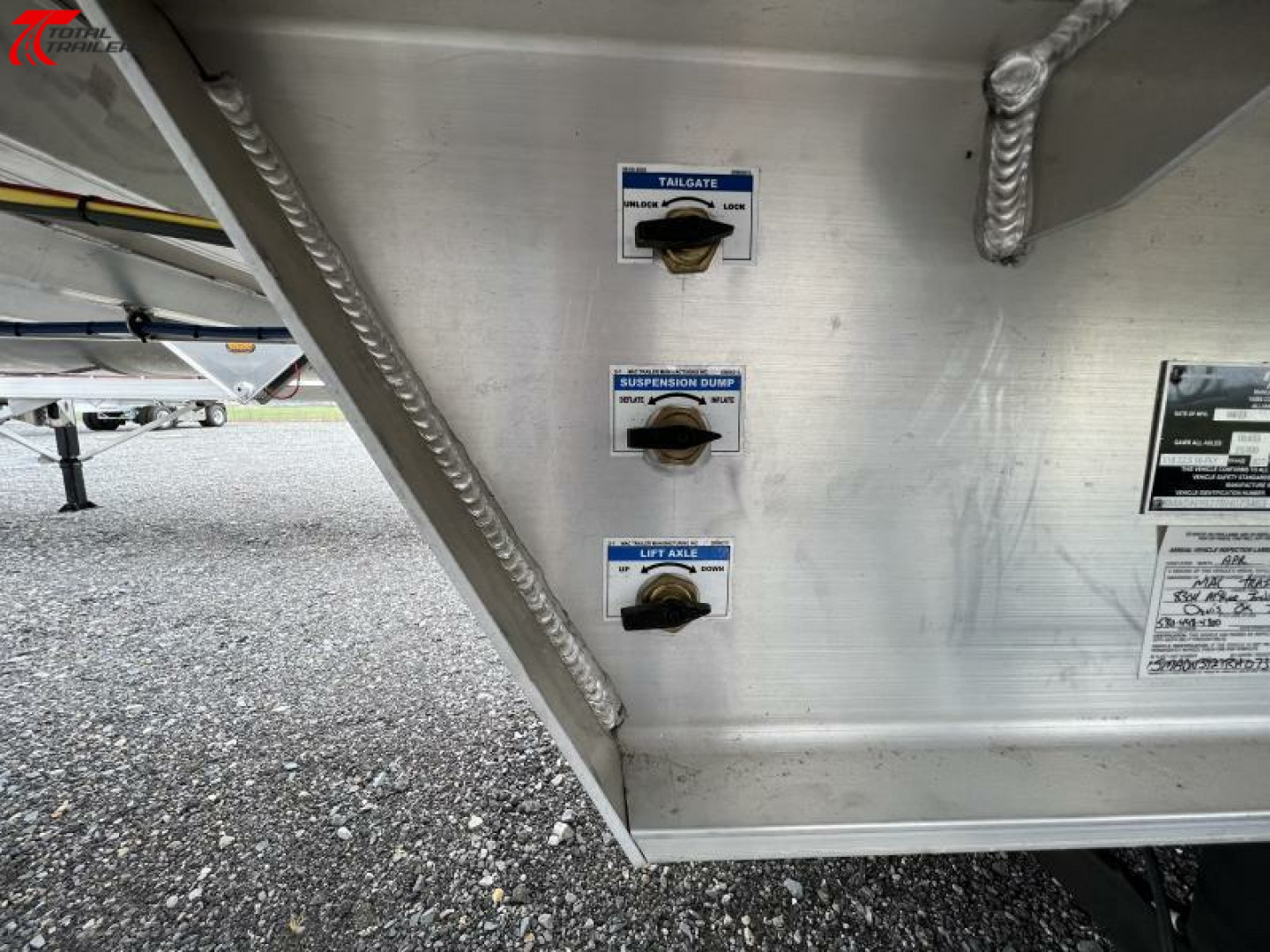 New MAC 40' Dump Semi Trailer