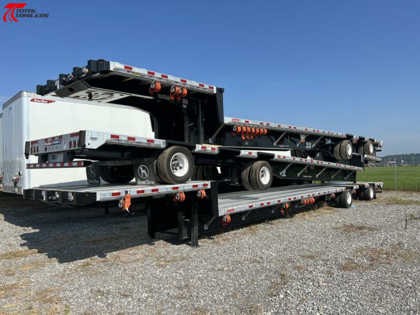 New $1200/Month Great Dane 53' Deep Drop Deck Semi Trailer for Sale or Rent to Own