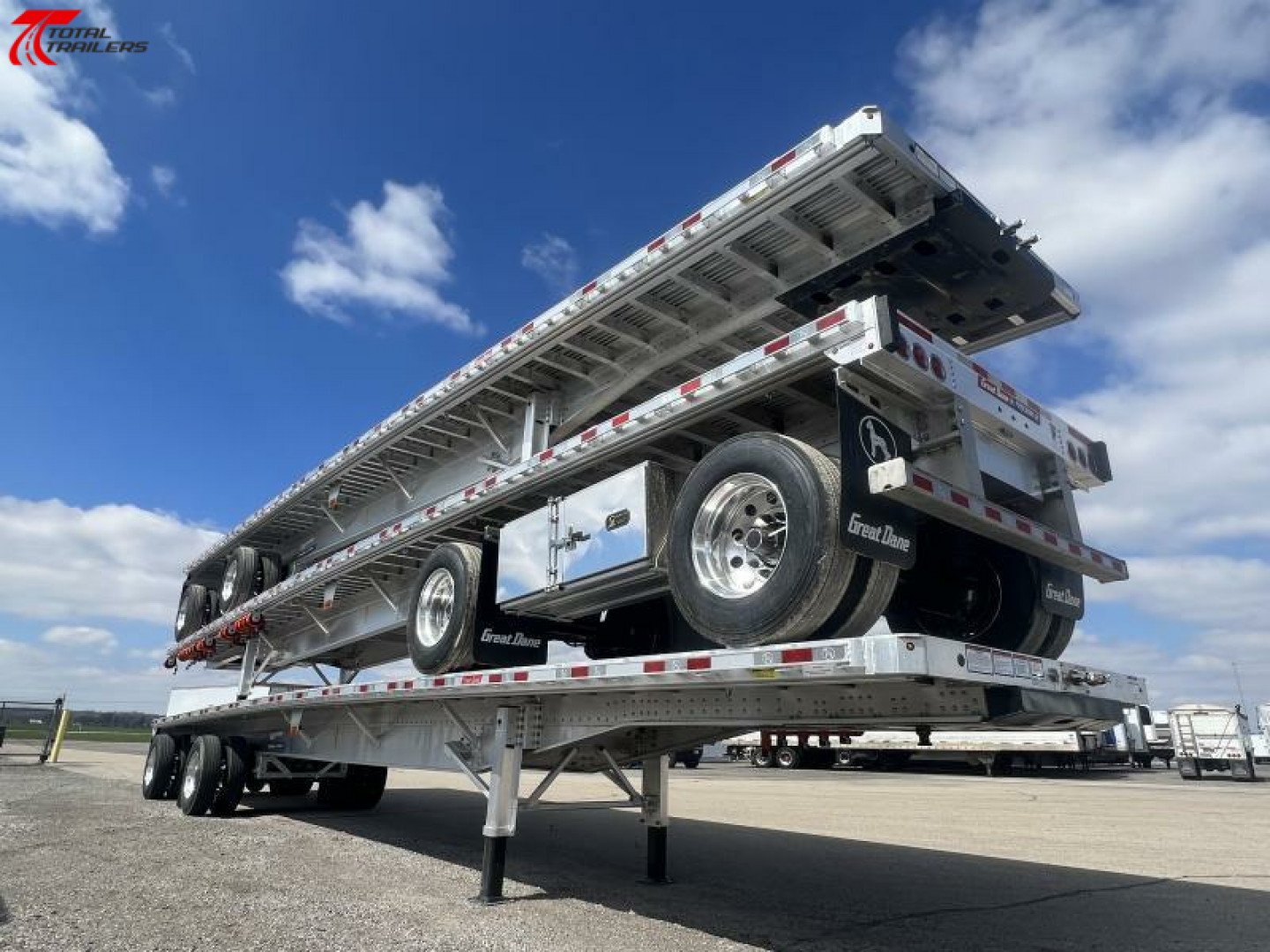 Used $1200/MONTH 2024 Great Dane 48' FLATBED SEMI TRAILER FOR SALE, RENT, OR LEASE TO OWN