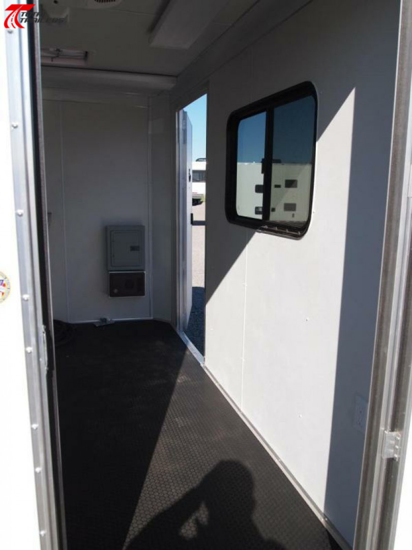 New 6x10 Office Trailer w/ AC, Desk, Cabinets