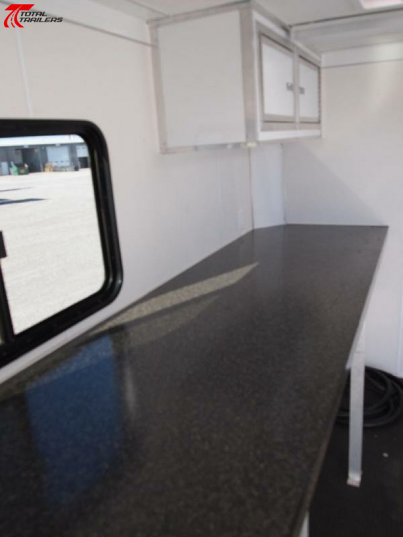 New 6x10 Office Trailer w/ AC, Desk, Cabinets