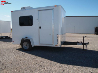 New 6x10 Office Trailer w/ AC, Desk, Cabinets