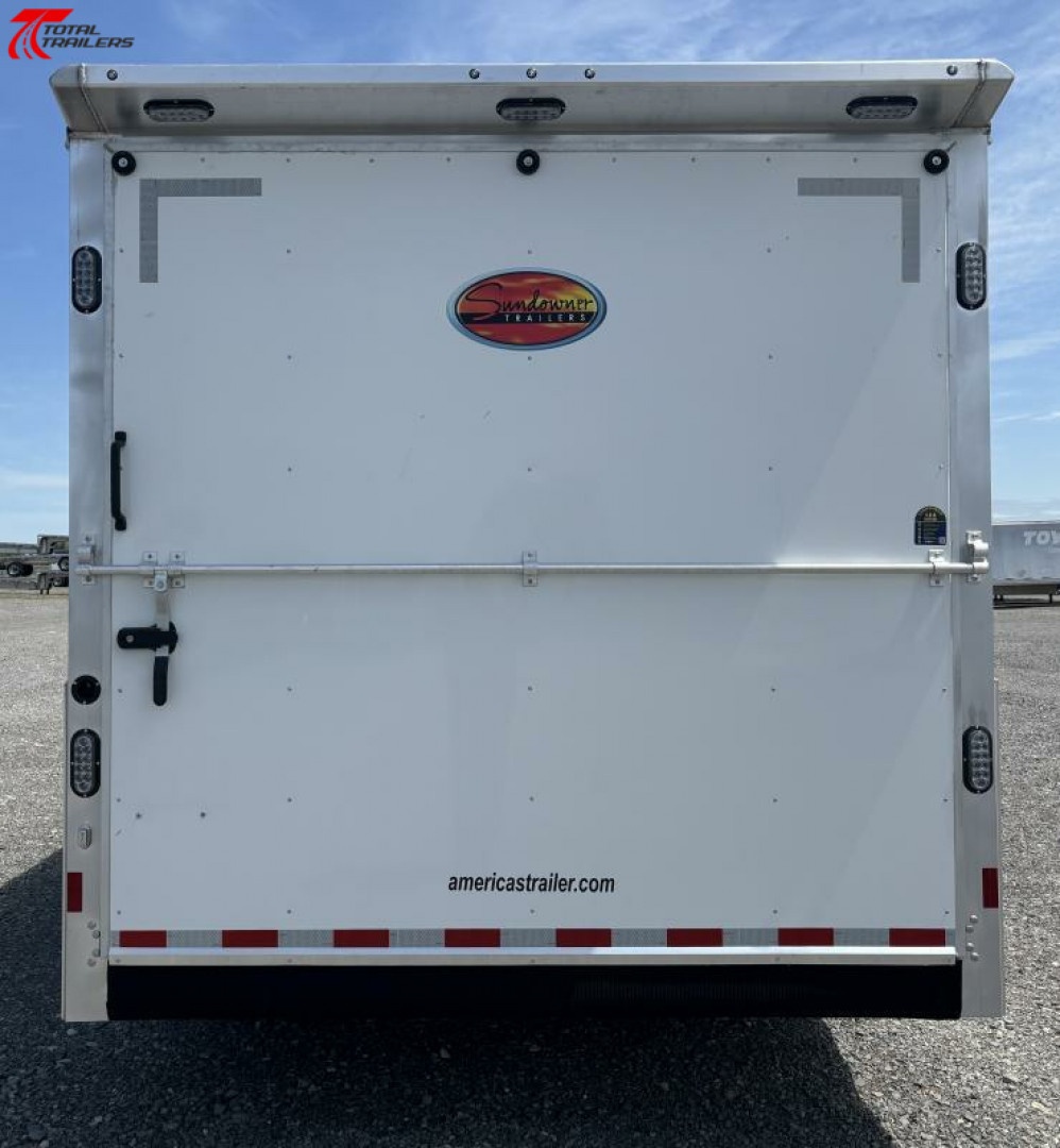 New CLEARANCE! Sundowner Trailers 8.5 x 32 Aluminum Gooseneck Enclosed Cargo Trailer