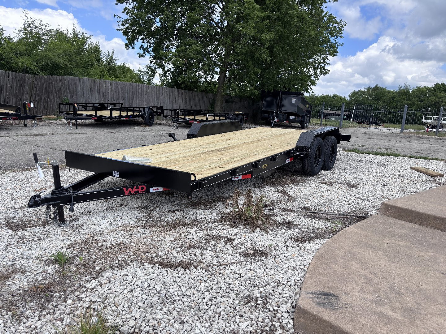 New 2025 WD Trailers ECONO Flatbed Trailer