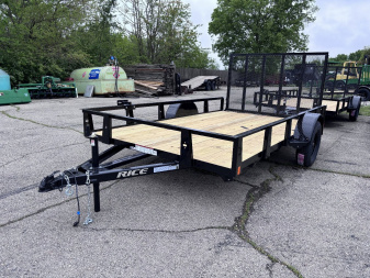 New 2025 Rice Trailers 12 X 82 Utility Trailer