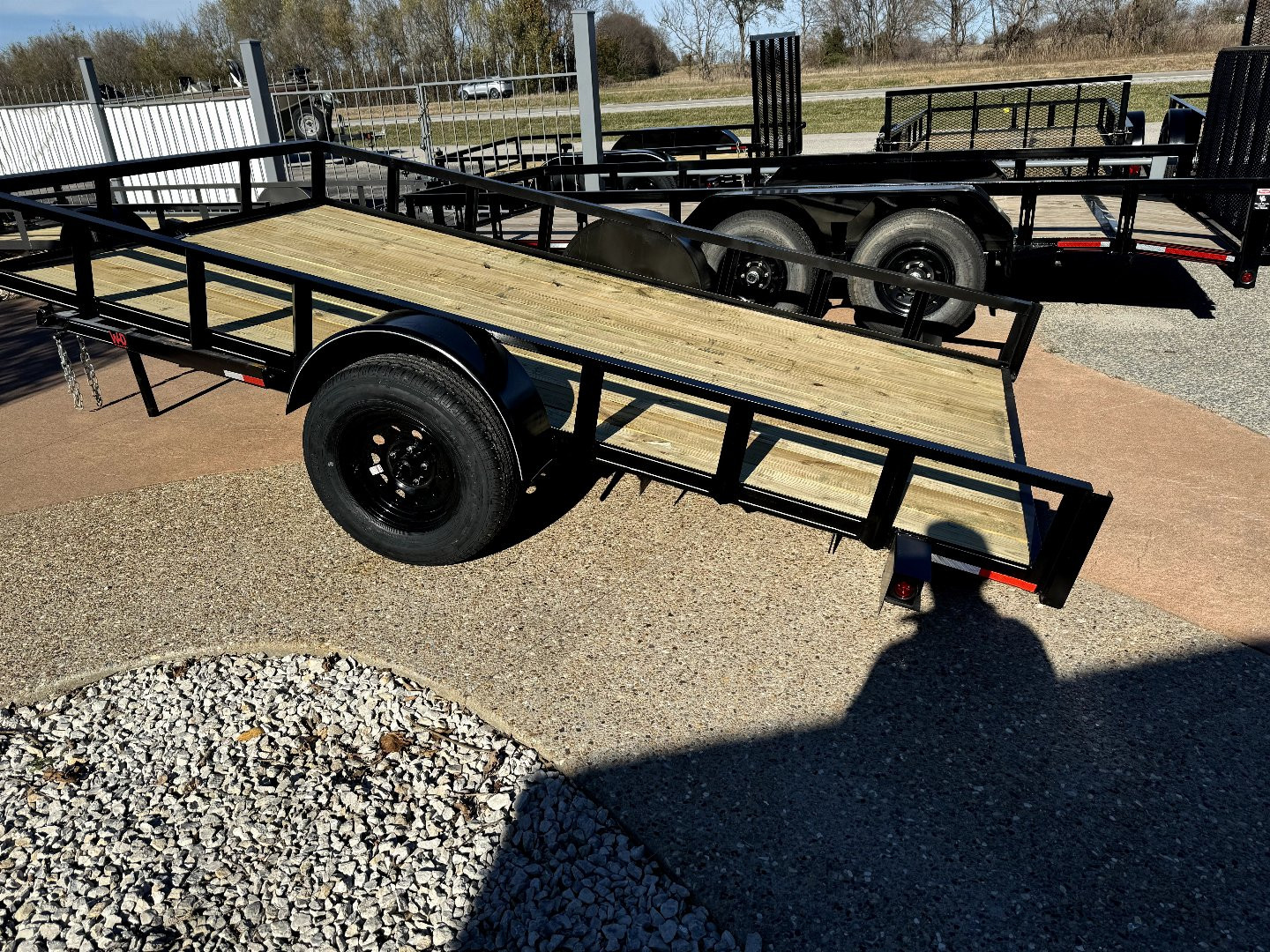New 2025 WD Trailers 77x12 SA Tilt Trailer