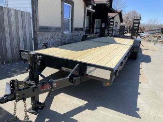 New 2024 OTHER 24' X 82 EQUIPTMENT TRAILER H FOLD UP RAMPS Equipment Trailer