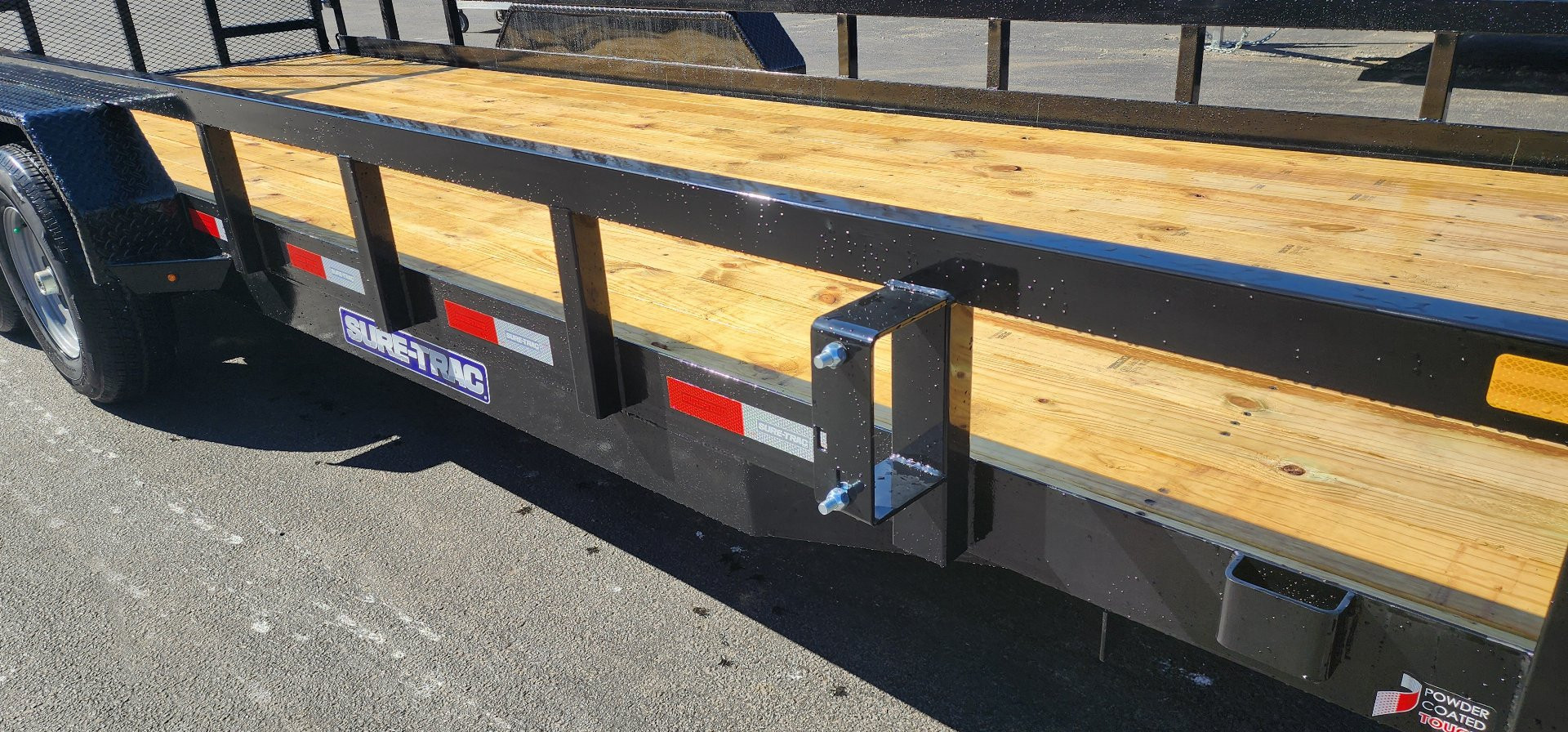 New 7 x 20 Sure-Trac Tube Top Utility Trailer 10k