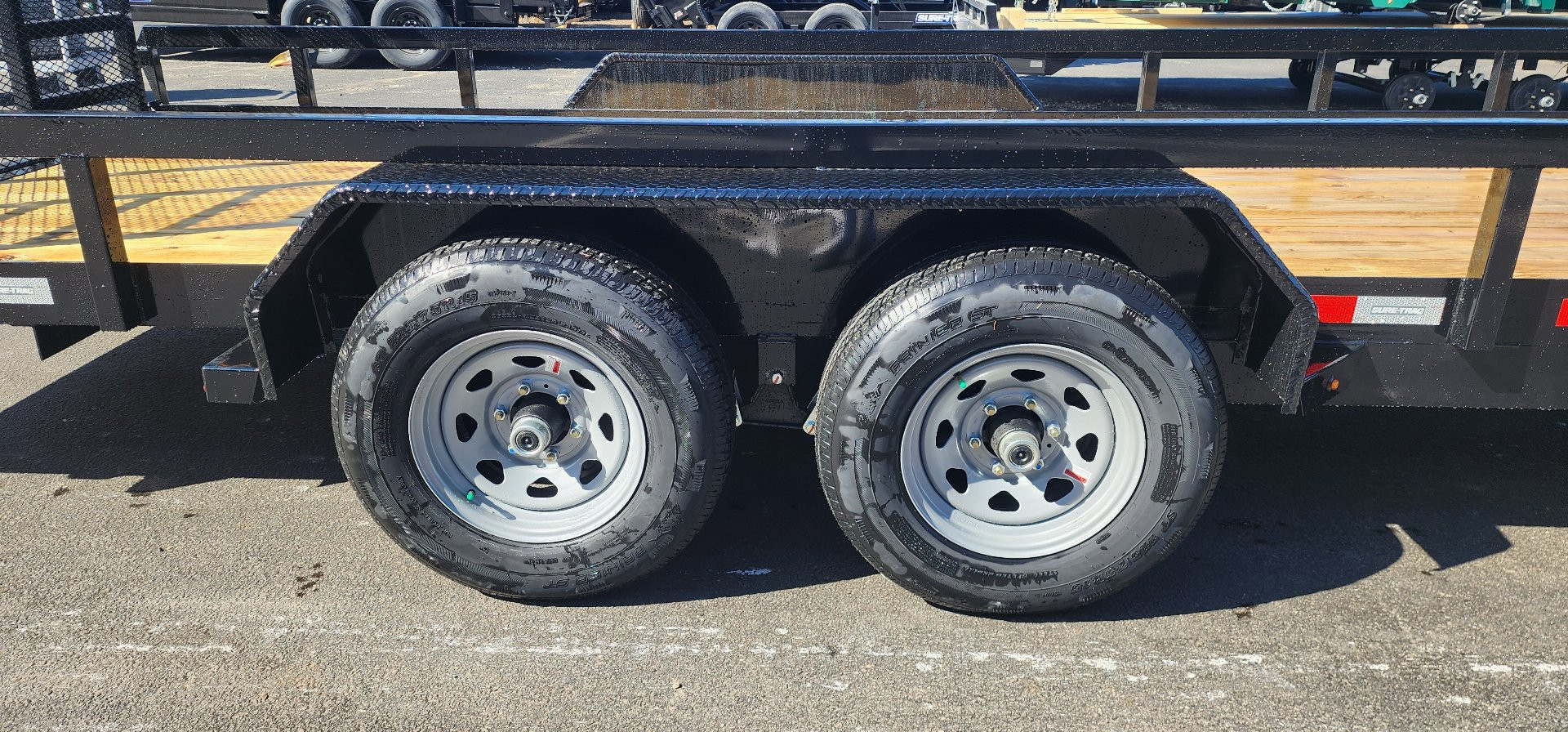 New 7 x 20 Sure-Trac Tube Top Utility Trailer 10k