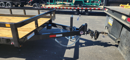 New 7 x 20 Sure-Trac Tube Top Utility Trailer 10k