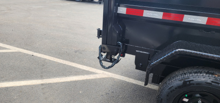 New 6 x 10 Sure-Trac Low-Pro Single Ram Dump Trailer 7k **w/Ramps & Stab Jacks