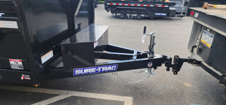 New 6 x 10 Sure-Trac Low-Pro Single Ram Dump Trailer 7k **w/Ramps & Stab Jacks