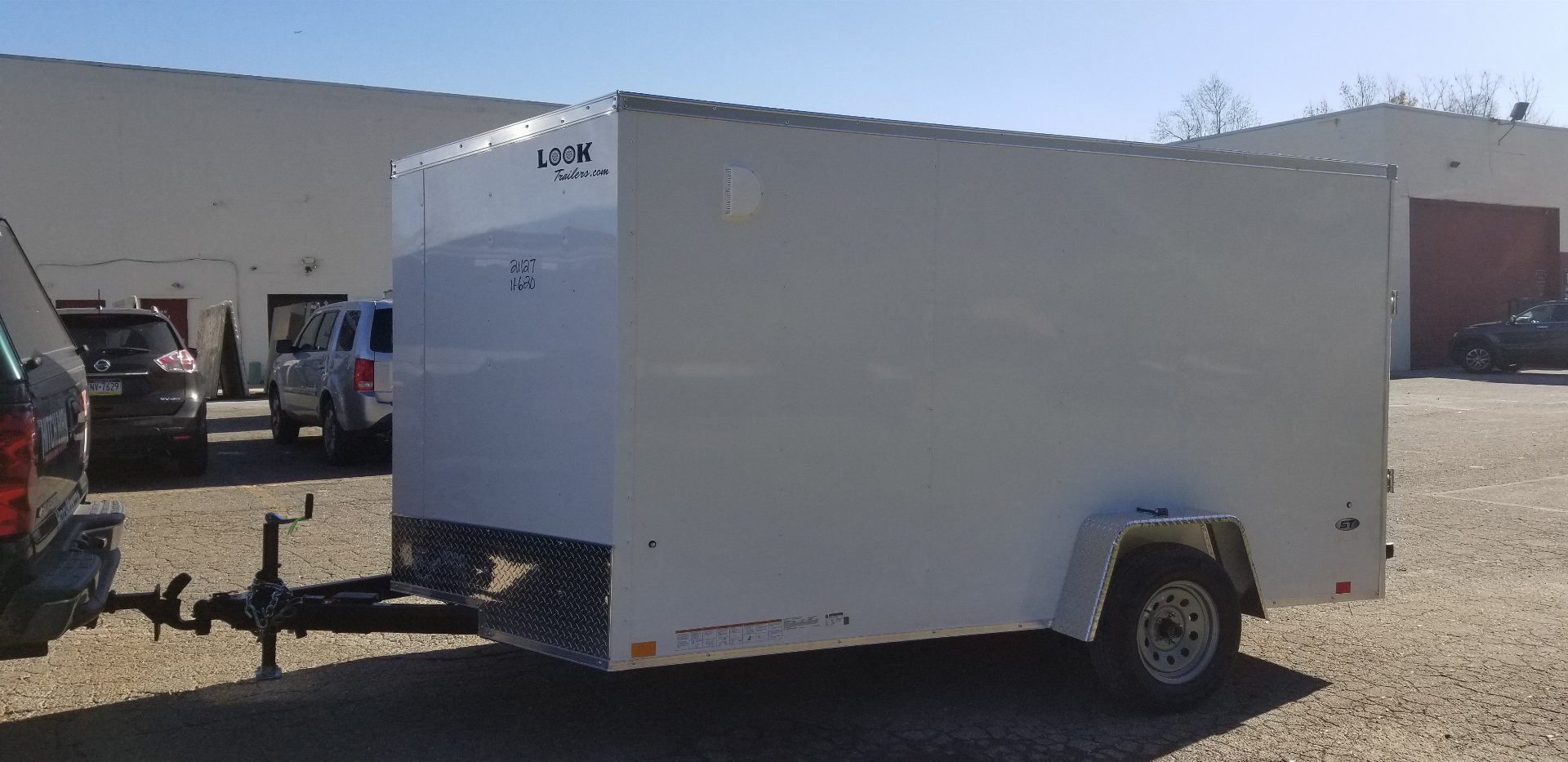 New 7 x 12 Look ST DLX Cargo **With Brakes** 3.5k