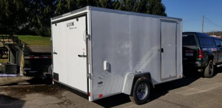 New 7 x 12 Look ST DLX Cargo **With Brakes** 3.5k