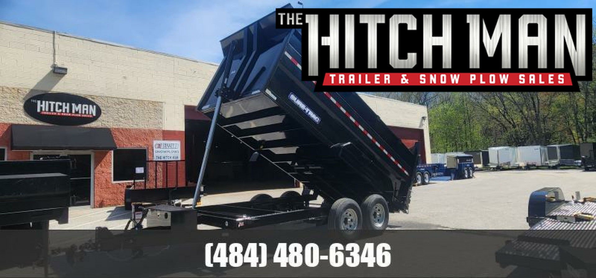 New 7 x 14 Sure-Trac HD Telescopic Dump Trailer 4ft High Sides 14k