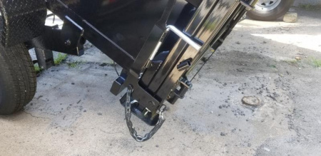 New 7 x 14 Sure-Trac HD Telescopic Dump Trailer 4ft High Sides 14k