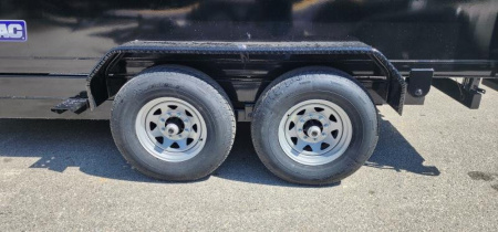 New 7 x 14 Sure-Trac HD Telescopic Dump Trailer 4ft High Sides 14k