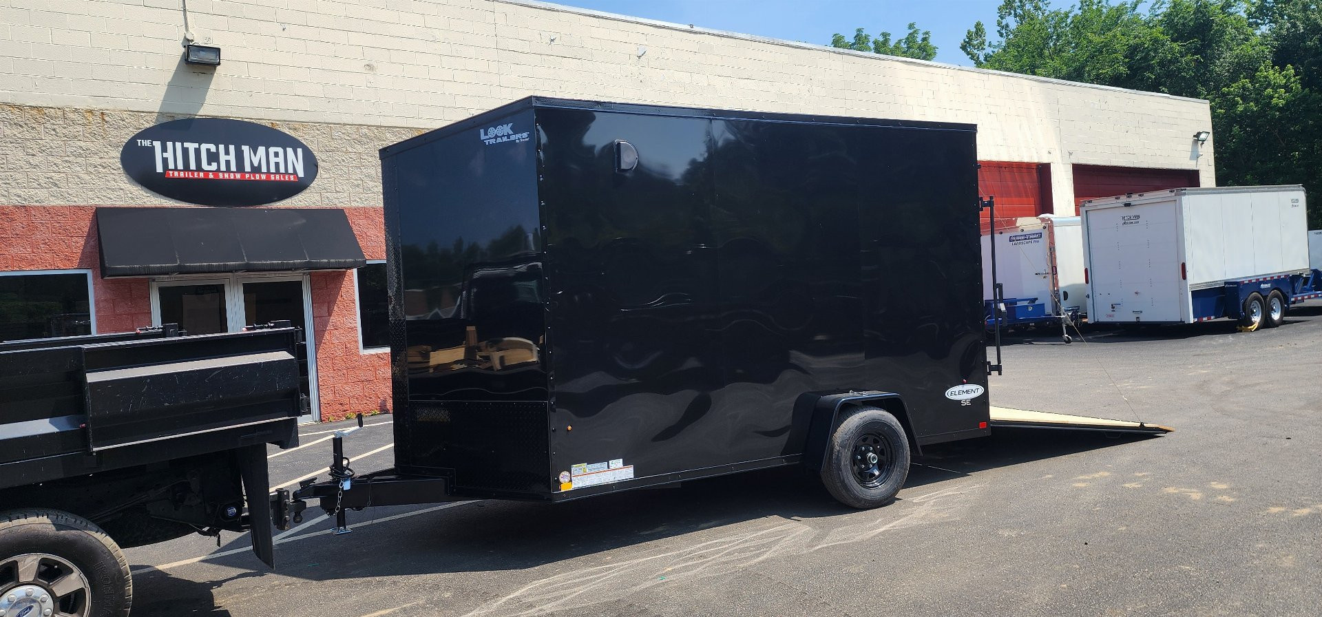 New 7x12 LOOK Element Se V-Nose Blackout Package 5k ****7'6" interior height