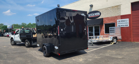 New 7x12 LOOK Element Se V-Nose Blackout Package 5k ****7'6" interior height