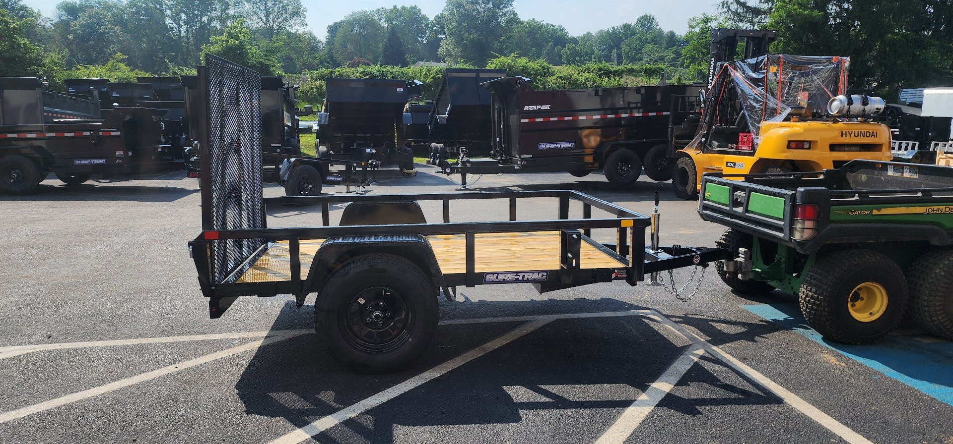 New 5 x 8 Sure-Trac Tube Top Utility Trailer 3k