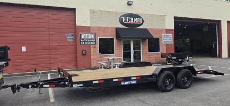 New 7 x 20 (18+2) Sure-Trac C-Channel Car Hauler Trailer 7k*** BLOW OUT SALE