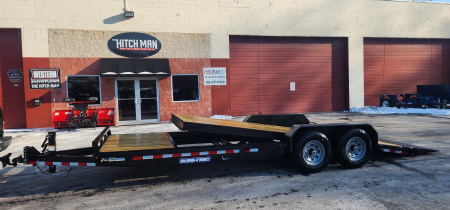 New 7 x 18+4  Sure-Trac Tilt Bed Equipment Trailer  14k