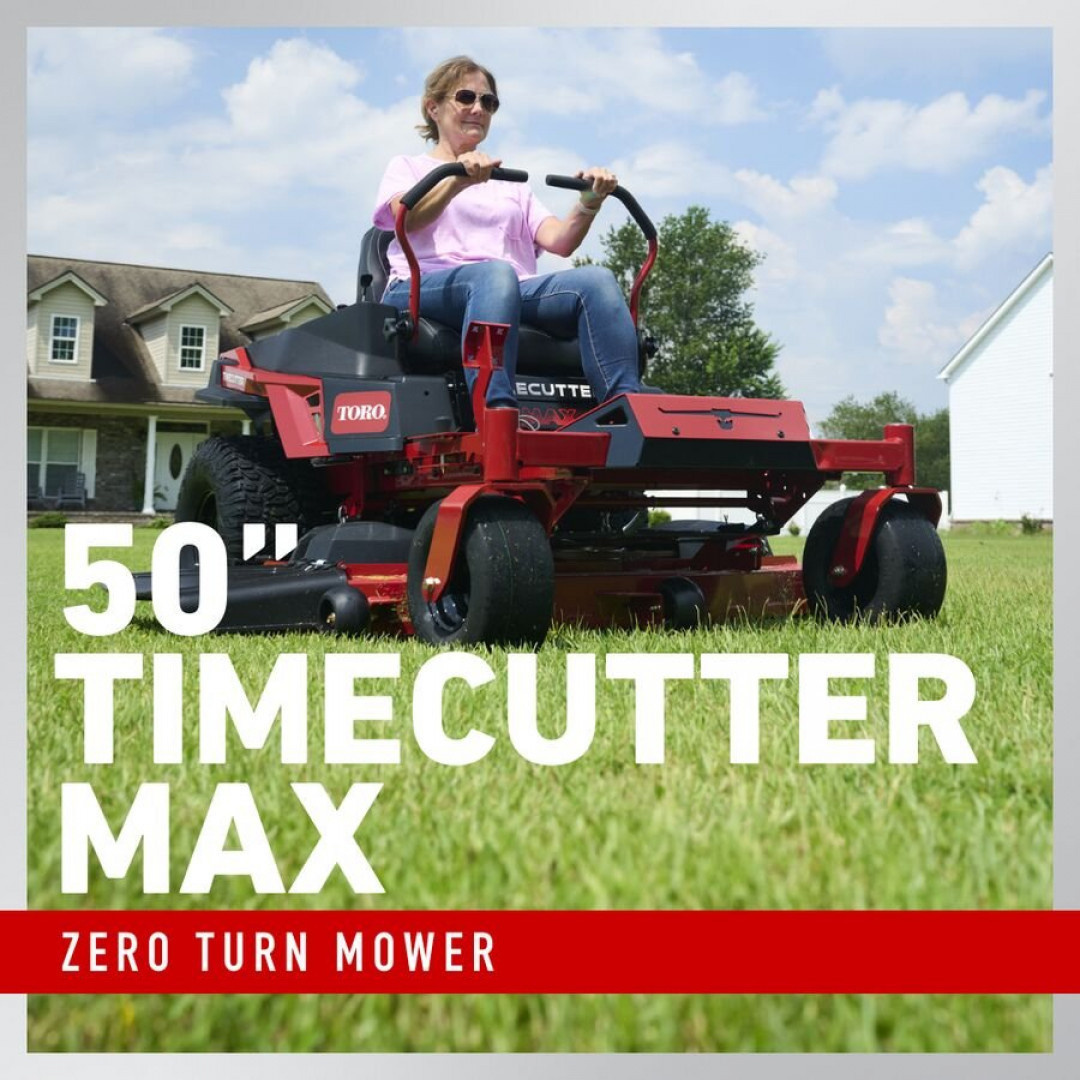 New Toro 50" TimeCutter MAX Residential Zero Turn Mower **10 ga Fab Deck, 23hp Kawasaki