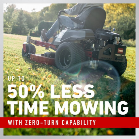 New Toro 42" Timecutter Zero Turn Mower, Stamped Deck w/ 22.5hp Briggs