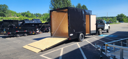 New 7x12 LOOK Element Se V-Nose Blackout Package 5k ****7'6" interior height