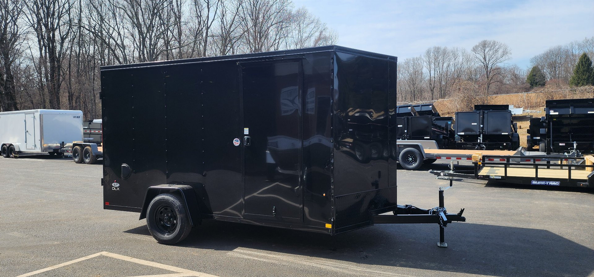 New 7 x 12 Look ST DLX Cargo Blackout Package 3.5k **With Brakes**