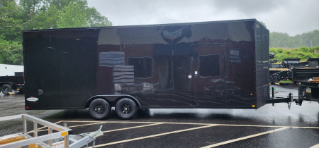 New 8.5 x 24 LOOK Element Se Car Hauler Blackout Package 10k