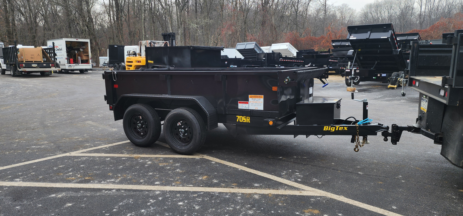 New 5 x 10 Big Tex Trailers Low Pro 70SR Dump Trailer 7k