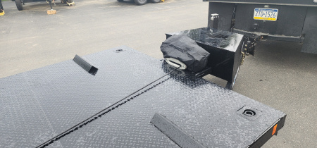 New 7 x 20 BWISE Hydraulic Tilt Equipment /Car Hauler Trailer 10k ***WINCH PACKAGE